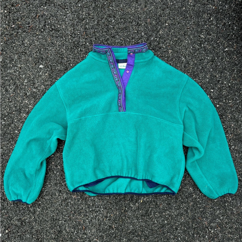 Vintage 80s/90s L.L Bean Fleece Pullover